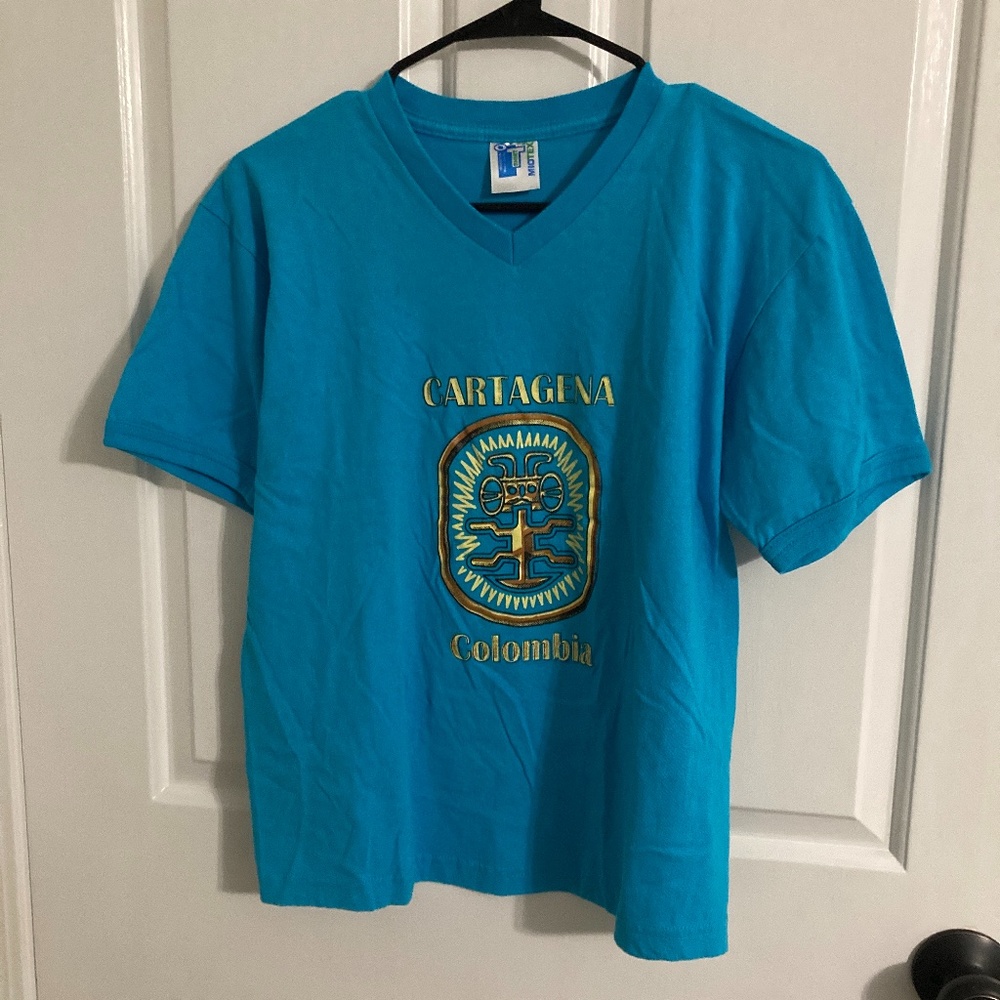 Cartegena Columbia Kids T-Shirt, Size M, Blue